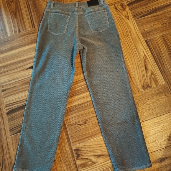 Lauren Jeans Co. by Ralph Lauren Grey Brushed Corduroy Jeans. - Picture 3 of 12
